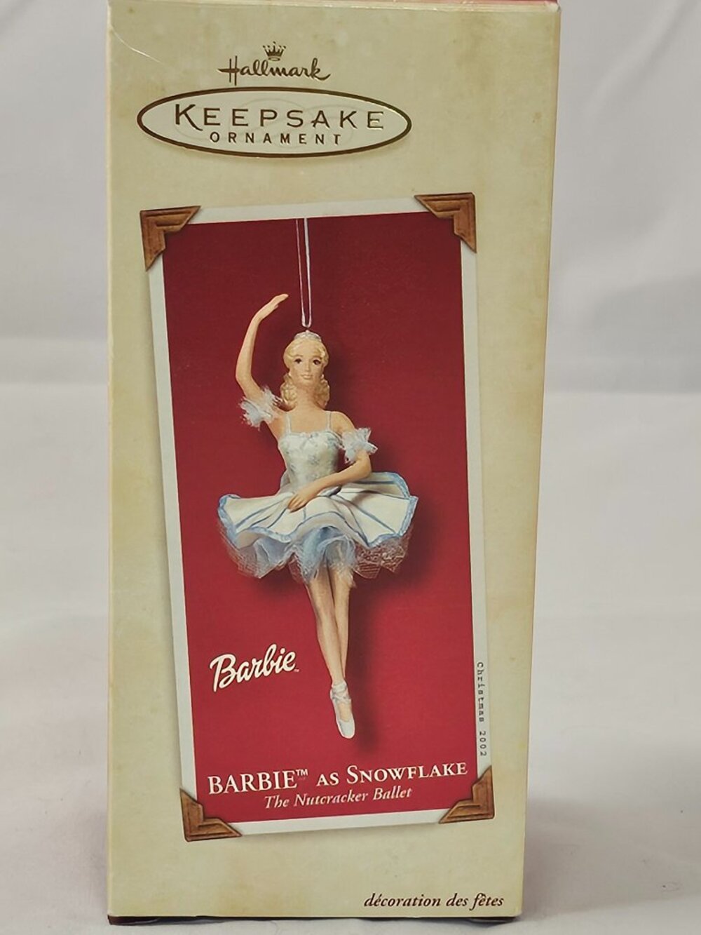 Hallmark Keepsake 2002 Barbie as Snowflake (Nutcracker) Ornament - NIB